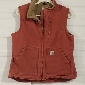 Womens Carhartt Lined Utility Vest M